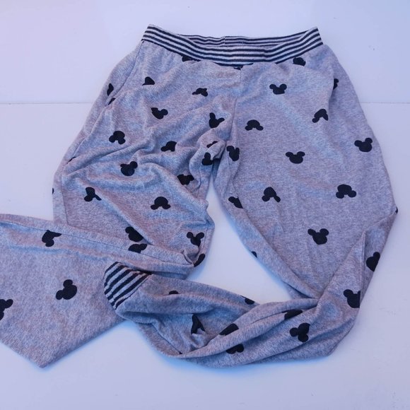 Disney Size S Gray Mouse Pants - Picture 1 of 6